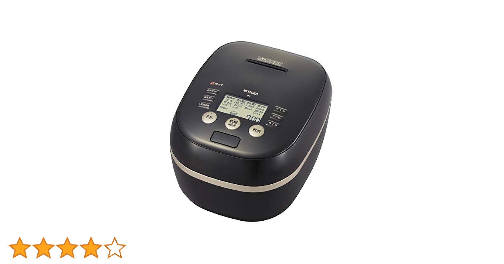 TIGER 土鍋ご泡火炊き JPH-G100K タイガー 土鍋圧力IHジャー炊飯器 5.5合炊き JPH-G100K | イオン